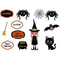 Stickserie Kleine Hexe